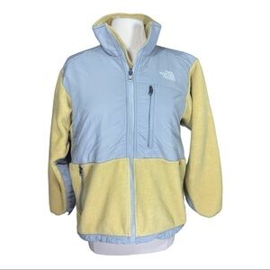 North Face 90s Y2K Denali Yellow and Grey Fleece Jacket